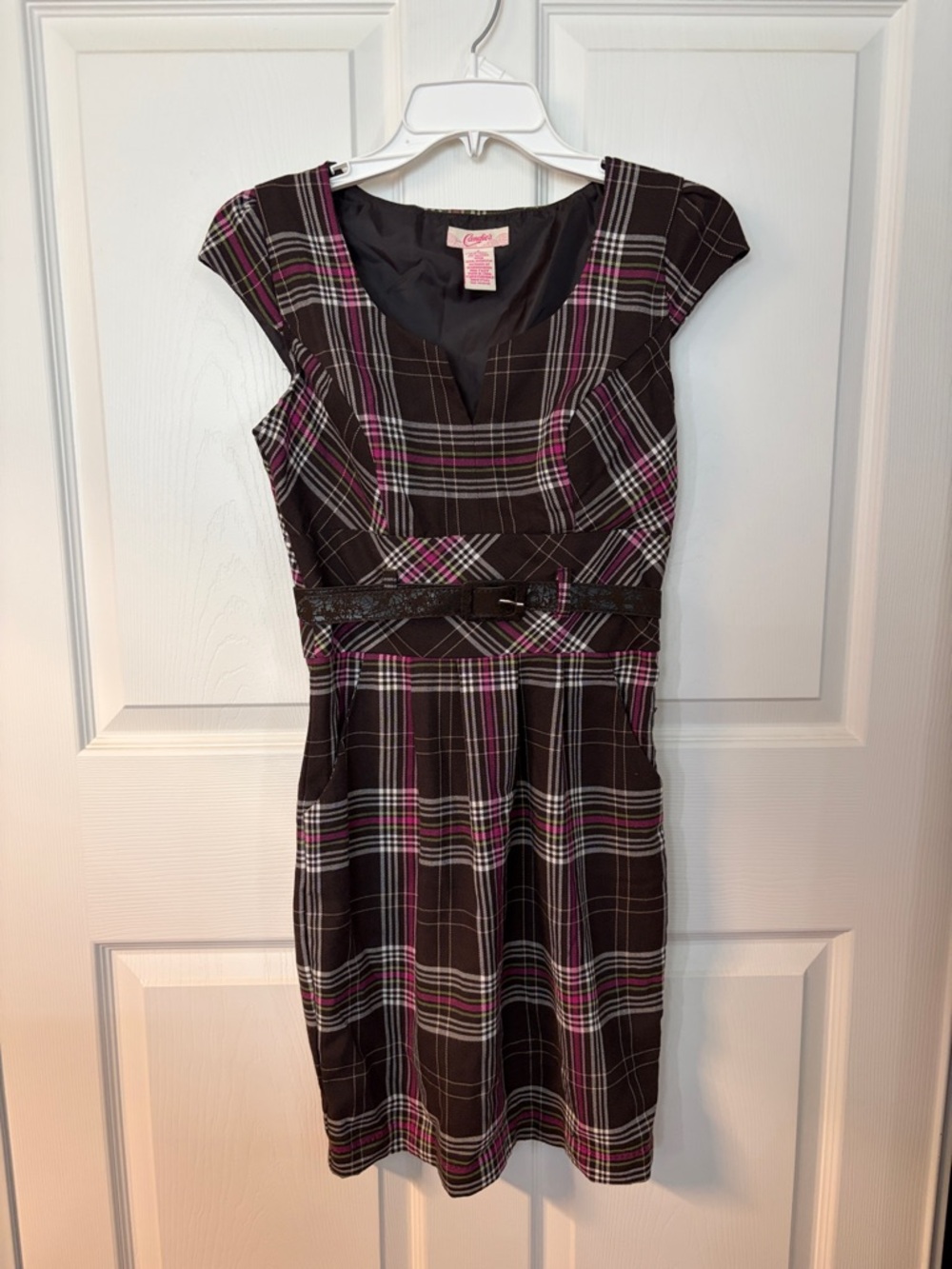 NWT Candies plaid dress